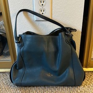 Blue Coach purse